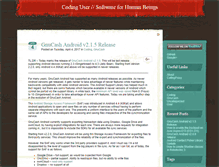 Tablet Screenshot of codinguser.com